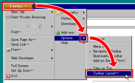 How to show Customize Toolbar window (Firefox button)